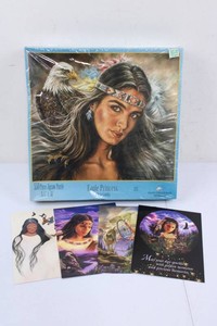 Eagle Princess 550-Piece Puzzle & Illustrated Greeting Cards