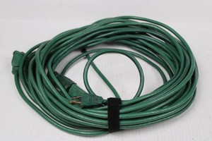 Green Grounded 3-Prong Extension Cord