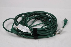 Green Outdoor Electrical Extension Cords (Lot of 2)
