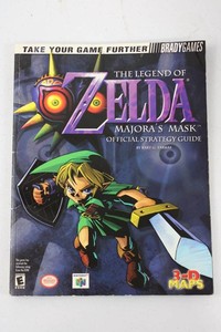 Vintage the Legend of Zelda Majoras Mask Official Strategy Guide (Includes Poster)