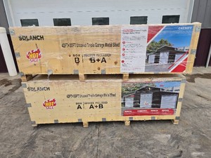 SDLAUNCH 42 x 30 Steel Shed