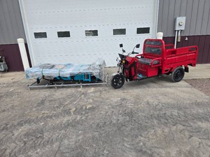 SDLAUNCH 3 Wheeled Cart  Electric Tricycle- Blue #53894