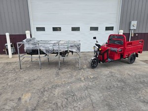 SDLAUNCH 3 Wheeled Cart  Electric Tricycle-  Black #53889