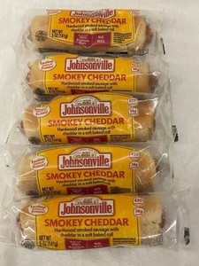 K - Johnsonville Smokey Cheddar Sausage Sandwiches 5oz (Lot of 5)