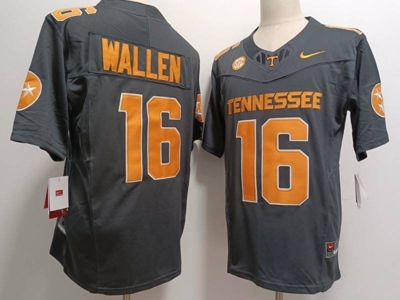 Morgan Wallen Tennessee Volunteers Custom Nike Country Singer NCAA College Football Jersey, Size XL - Brand New Q