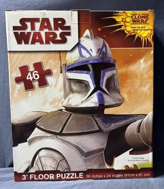 Star Wars 3 Floor Puzzle, 46 pieces - Brand New
