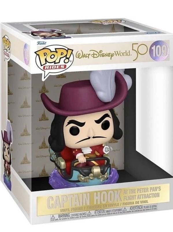 Funko Pop Captain Hook Vinyl Figure Figure Anniversary, 109 - Brand New