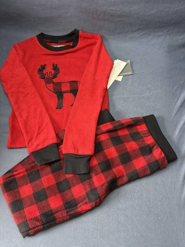 Eddie Bauer Holiday Pajama Set - Youth Size 8 - Brand New