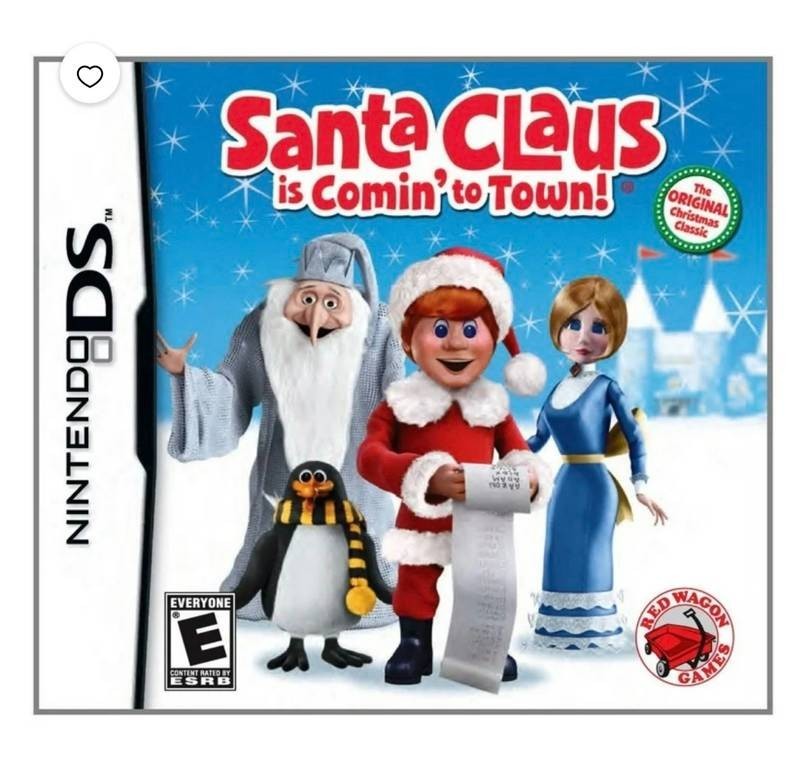 Nintendo DS Santa Claus Is Comin to Town Game - Brand New