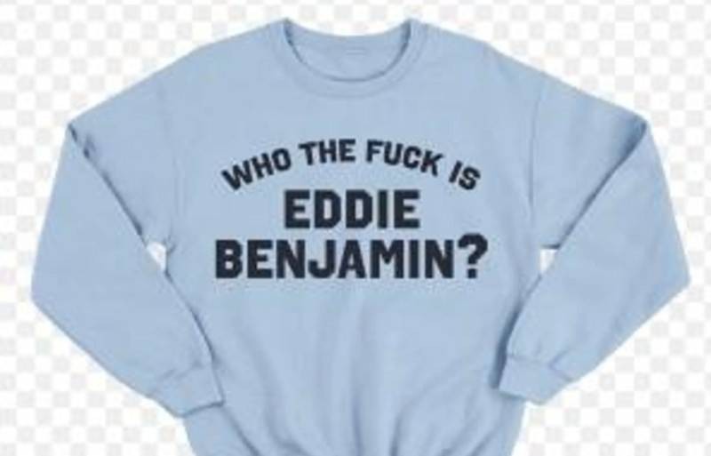Eddie Benjamin Gildan Softstyle Graphic Crewneck Sweatshirt - Size Mens XL -New