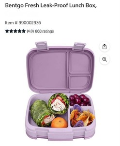 Bentgo Fresh Leak-Proof Lunch Box - Brand New Q