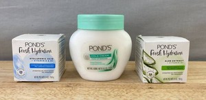PONDS Skincare Moisturizers and Cold Cream Make Up Remover, 3 Total - Brand New Q