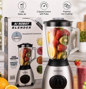 AI Robot 1.25L 1400W Glass Jar Blender - New