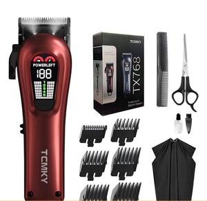 Professional Electric Clippers With Accessories, TCMKY TX768 - New
