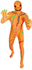 Morphsuits Pumpkin Costume, Size Adult Large - New