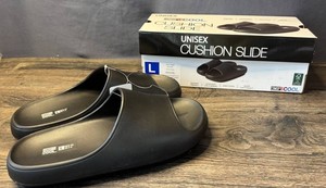 32 Degrees Cool Unisex Cushion Slides, Size Adult L - New