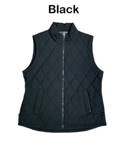 Free Country Womens Quilted Vest Black, Size Womens XL - New