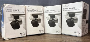 Wasserstein Gutter Mounts for Blink Outdoor & Blink XT2, 4 Total - New