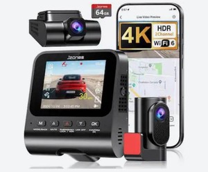 Jzones V620 4K Dual-Camera Dash Cam - New