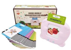 Card Early Education Device With 40 Early-Learning Flash Cards - New