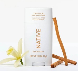 Native Vanilla & Sandalwood Aluminum-Free Deodorant - New