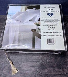 Lexington 2200  6-Piece Diamond Collection Twin Sheet Set - New