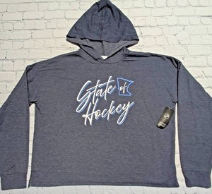 State of Hockey Minnesota Pullover Hoodie, Size Womens Large - New