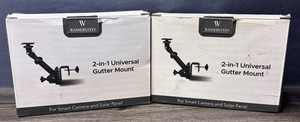 Wasserstein 2-in-1 Universal Gutter Mounts, 2 Total - New
