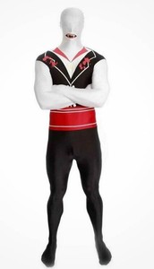 Morphsuits Vampire Costume Bodysuit, Size Adult Large - New