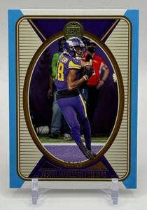 Justin Jefferson 25 Blue 2022 Legacy Minnesota Vikings Football Card No. 64