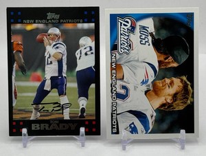 Tom Brady 2-Card Football Card Lot