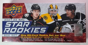 2021-22 NHL Upper Deck Star Rookies Box Set Hockey Cards