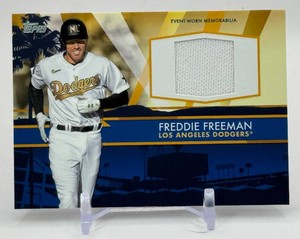 Freddie Freeman All-Star Worn Swatch 2022 Topps Update Baseball Card No. ASSC-FF