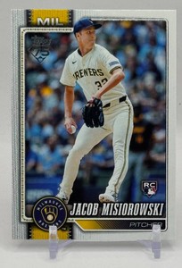 Jacob Misiorowski RC 2026 Topps Series 1 Rookie Baseball Card No. 10 (2)