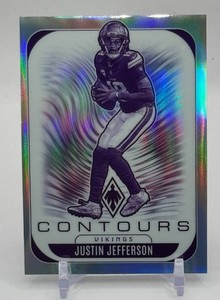 Justin Jefferson Contours 2025 Phoenix Minnesota Vikings Football Card No. 21