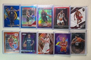 10-Card Numbered Basketball Card Lot