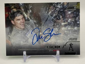 Tim Salmon Auto 2022 Topps Stadium Club Baseball Card No. SCBA-TS