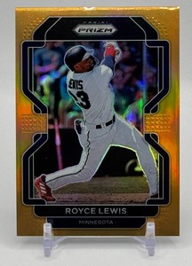 Royce Lewis Bronze 100 RC 2022 Prizm Minnesota Twins Rookie Baseball Card No. 97