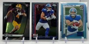 Cam Skattebo RC 3-Card Rookie Football Card Lot