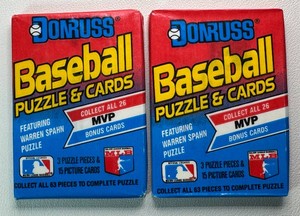 2 Packs of 1989 Donruss Baseball Cards