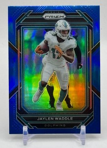Jaylen Waddle Retail Blue SSP 2022 Prizm Football Card No. 181