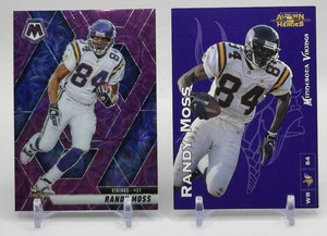 Randy Moss 2-Card Minnesota Vikings Football Card Lot