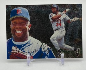 Kirby Puckett 1995 Fleer Flair Minnesota Twins Baseball Card No. 62