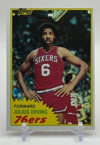 Julius Erving 1981 Topps Basketball Card No. 30