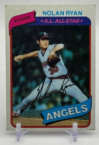 Nolan Ryan 1980 Topps Baseball Card No. 580