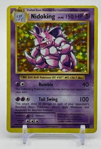 Nidoking Holo Pokemon Trading Card