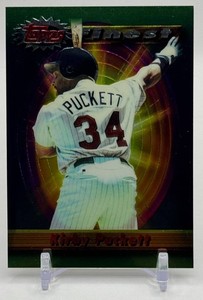 Kirby Puckett 1994 Topps Finest Minnesota Twins Baseball Card No. 204
