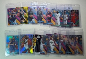 16-Card Topps FinestMosaic Basketball Card InsertParallelBase Lot