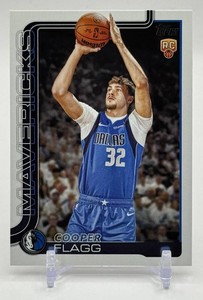Cooper Flagg RC 2025 Topps Flagship Rookie Basketball Card No. 201