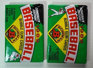 2 Packs of 1989 Bowman Baseball Cards (Griffey Jr. RC)